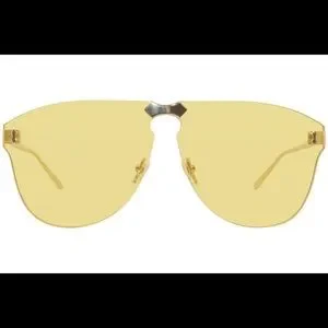 Gucci | Accessories | Gucci Gg354s Aviator Golden Metal Sunglasses ...